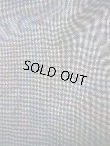 画像9: G0925T 大島紬 女性用着物 縦横紬 シルク(正絹)  薄い グレー(灰色), 幾何学模様 【中古】 【USED】 【リサイクル】 ★★★☆☆ (9)