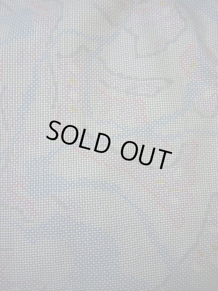 画像10: G0925T 大島紬 女性用着物 縦横紬 シルク(正絹)  薄い グレー(灰色), 幾何学模様 【中古】 【USED】 【リサイクル】 ★★★☆☆ (10)