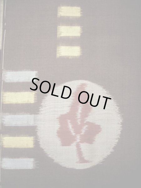 画像5: G0930J 羽織 女性用着物  シルク(正絹)   ブラウン(茶色), 葉 【中古】 【USED】 【リサイクル】 ★★★★☆ (5)