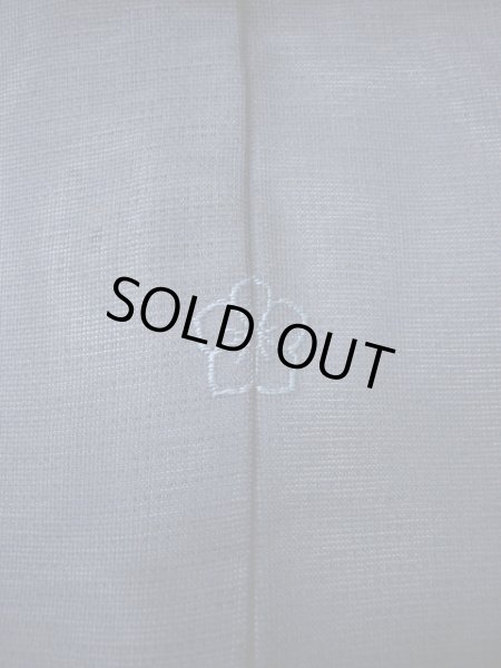 画像4: G1027R 訪問着 女性用着物 二重紗 シルク(正絹)  スモーキーな 青, ききょう 【中古】 【USED】 【リサイクル】 ★★★☆☆ (4)