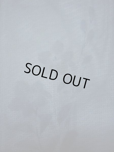 画像9: G1027R 訪問着 女性用着物 二重紗 シルク(正絹)  スモーキーな 青, ききょう 【中古】 【USED】 【リサイクル】 ★★★☆☆ (9)