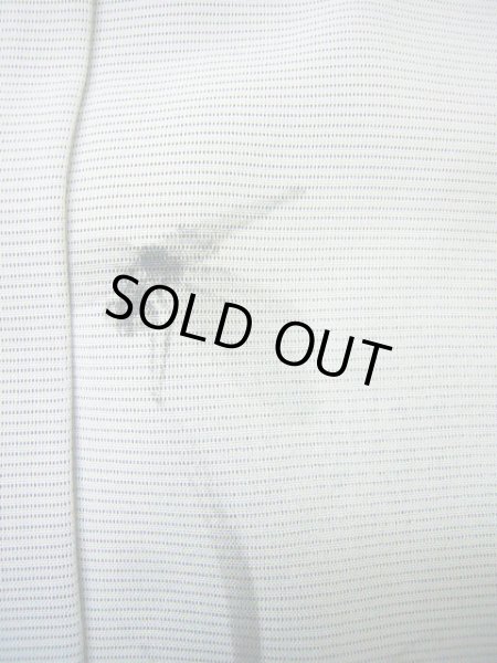 画像18: G1027R 訪問着 女性用着物 二重紗 シルク(正絹)  スモーキーな 青, ききょう 【中古】 【USED】 【リサイクル】 ★★★☆☆ (18)