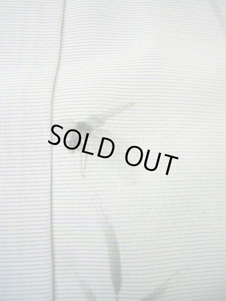 画像19: G1027R 訪問着 女性用着物 二重紗 シルク(正絹)  スモーキーな 青, ききょう 【中古】 【USED】 【リサイクル】 ★★★☆☆ (19)