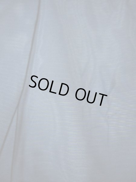 画像23: G1027R 訪問着 女性用着物 二重紗 シルク(正絹)  スモーキーな 青, ききょう 【中古】 【USED】 【リサイクル】 ★★★☆☆ (23)