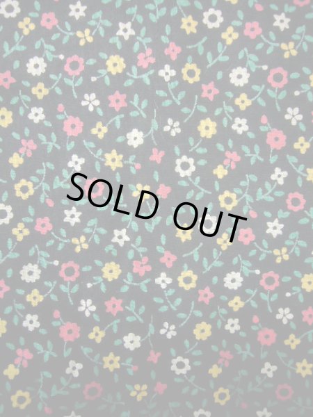 画像5: G1110X 小紋 女性用着物  綿  スモーキーな トープ, 花 【中古】 【USED】 【リサイクル】 ★★★★☆ (5)