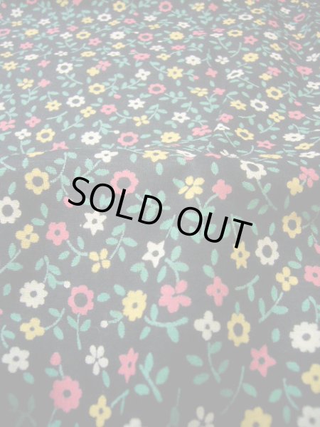 画像10: G1110X 小紋 女性用着物  綿  スモーキーな トープ, 花 【中古】 【USED】 【リサイクル】 ★★★★☆ (10)