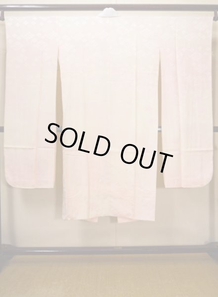 画像2: G1204X じゅばん 振袖用 女性用着物  シルク(正絹)  淡い ピンク, ぼかし 【中古】 【USED】 【リサイクル】 ★★★★☆ (2)