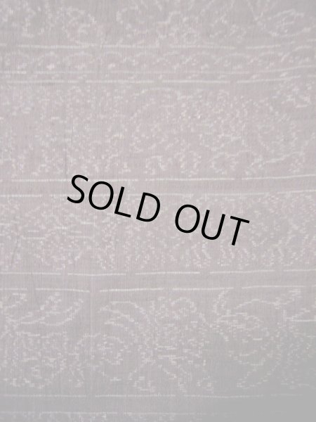 画像5: H0203Y 織 女性用着物  シルク（正絹） ヘザー（杢） 赤みのある 藤, 抽象的模様 【中古】 【USED】 【リサイクル】 ★★★☆☆ (5)