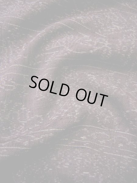 画像7: H0203Y 織 女性用着物  シルク（正絹） ヘザー（杢） 赤みのある 藤, 抽象的模様 【中古】 【USED】 【リサイクル】 ★★★☆☆ (7)