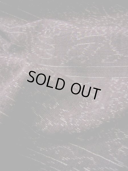 画像8: H0203Y 織 女性用着物  シルク（正絹） ヘザー（杢） 赤みのある 藤, 抽象的模様 【中古】 【USED】 【リサイクル】 ★★★☆☆ (8)