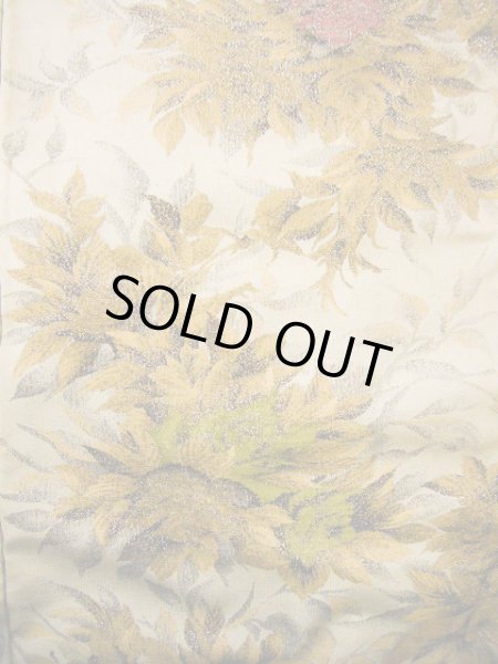 画像5: H0301X 織 女性用着物  シルク(正絹)  スモーキーな オフ ホワイト, バラ 【中古】 【USED】 【リサイクル】 ★☆☆☆☆ (5)