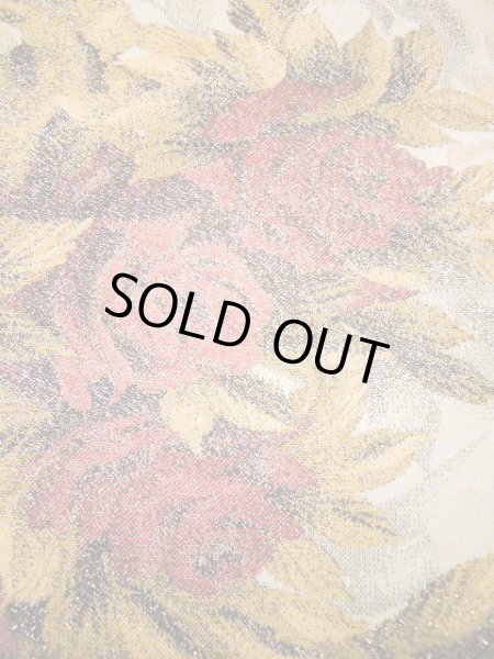 画像6: H0301X 織 女性用着物  シルク(正絹)  スモーキーな オフ ホワイト, バラ 【中古】 【USED】 【リサイクル】 ★☆☆☆☆ (6)