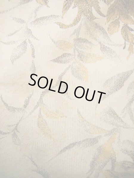 画像7: H0301X 織 女性用着物  シルク(正絹)  スモーキーな オフ ホワイト, バラ 【中古】 【USED】 【リサイクル】 ★☆☆☆☆ (7)