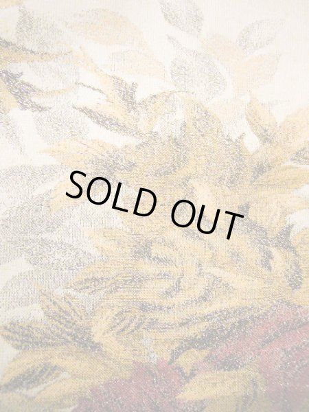 画像8: H0301X 織 女性用着物  シルク(正絹)  スモーキーな オフ ホワイト, バラ 【中古】 【USED】 【リサイクル】 ★☆☆☆☆ (8)