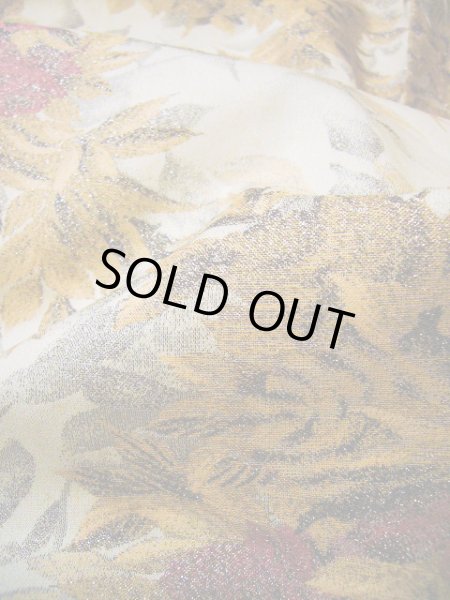 画像13: H0301X 織 女性用着物  シルク(正絹)  スモーキーな オフ ホワイト, バラ 【中古】 【USED】 【リサイクル】 ★☆☆☆☆ (13)