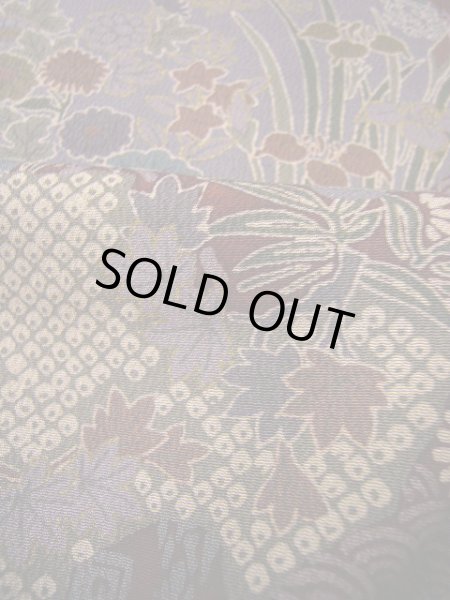 画像16: H0308E 小紋 女性用着物  シルク(正絹)   えんじ, 猫 【中古】 【USED】 【リサイクル】 ★★★★☆ (16)