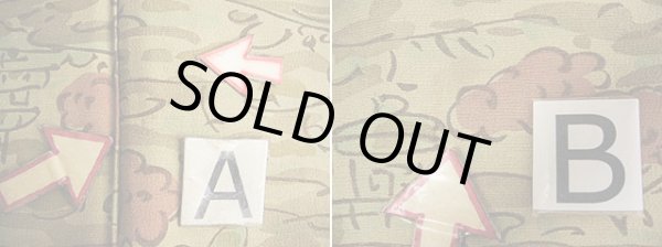 画像13: H0308P 小紋 女性用着物  シルク(正絹)  薄い カーキ, 風景 【中古】 【USED】 【リサイクル】 ★★★☆☆ (13)