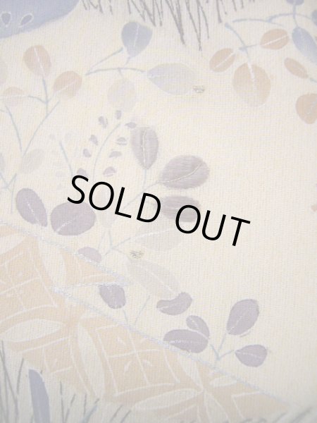 画像11: H0317F 訪問着 女性用着物  シルク(正絹)  薄い グレー(灰色), ききょう 【中古】 【USED】 【リサイクル】 ★★☆☆☆ (11)