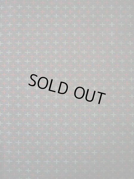 画像3: H0511E 紬 女性用着物  シルク(正絹)   黒, 十字 【中古】 【USED】 【リサイクル】 ★★★★☆ (3)