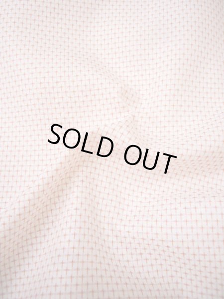 画像5: H0714P 織 女性用着物  化繊   オフ ホワイト, 十字 【中古】 【USED】 【リサイクル】 ★★★☆☆ (5)