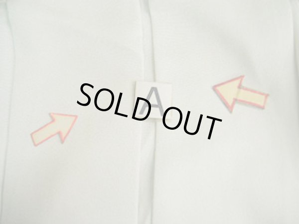 画像13: H0929R 訪問着 女性用着物  シルク（正絹） 淡い 緑がかった グレー（灰色）, ぼたん 【中古】 【USED】 【リサイクル】 ★★★★☆ (13)