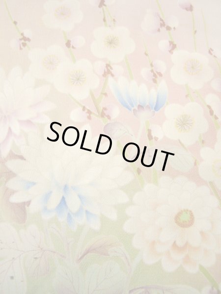 画像17: H1025A 留袖 女性用着物  シルク(正絹)   オフ ホワイト, 鶴 【中古】 【USED】 【リサイクル】 ★☆☆☆☆ (17)