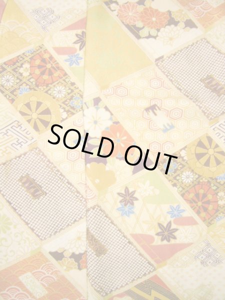 画像5: H1025P 振袖 女性用着物  シルク(正絹)   オフ ホワイト, 冊子 【中古】 【USED】 【リサイクル】 ★★★★☆ (5)