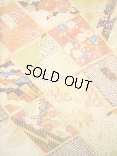 画像7: H1025P 振袖 女性用着物  シルク(正絹)   オフ ホワイト, 冊子 【中古】 【USED】 【リサイクル】 ★★★★☆ (7)