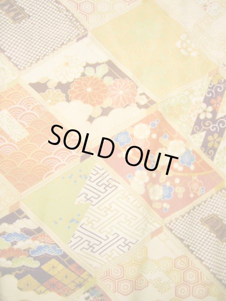 画像9: H1025P 振袖 女性用着物  シルク(正絹)   オフ ホワイト, 冊子 【中古】 【USED】 【リサイクル】 ★★★★☆ (9)