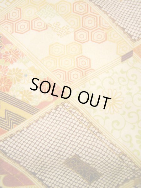 画像11: H1025P 振袖 女性用着物  シルク(正絹)   オフ ホワイト, 冊子 【中古】 【USED】 【リサイクル】 ★★★★☆ (11)