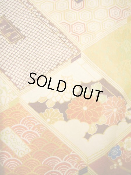 画像14: H1025P 振袖 女性用着物  シルク(正絹)   オフ ホワイト, 冊子 【中古】 【USED】 【リサイクル】 ★★★★☆ (14)