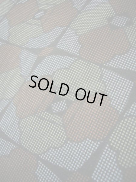 画像7: H1027D 小紋 女性用着物  化繊  スモーキーな 水色, 菱 【中古】 【USED】 【リサイクル】 ★★★★★ (7)