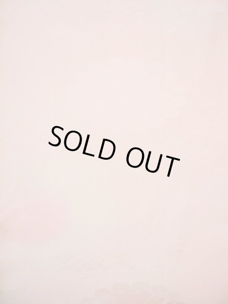 画像4: H1117A じゅばん 女性用着物 振袖用 シルク(正絹)  薄い ピンク, 菊 【中古】 【USED】 【リサイクル】 ★★★★☆ (4)