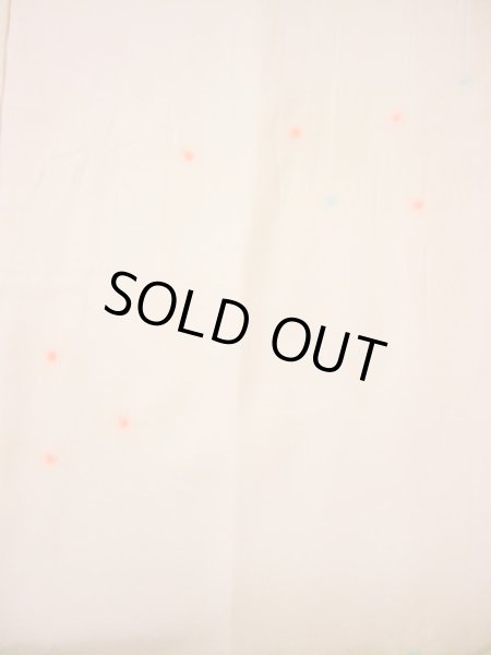 画像4: H1117P じゅばん 女性用着物 半衿付き シルク（正絹） シャイニーな 淡い ピンク, 花 【中古】 【USED】 【リサイクル】 ★★★★☆ (4)