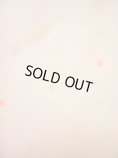 画像6: H1117P じゅばん 女性用着物 半衿付き シルク（正絹） シャイニーな 淡い ピンク, 花 【中古】 【USED】 【リサイクル】 ★★★★☆ (6)