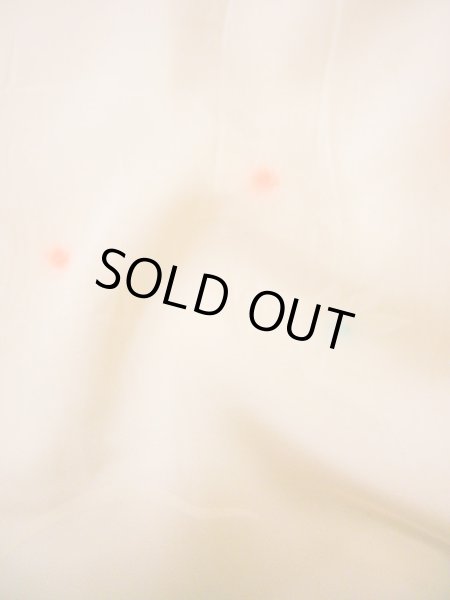 画像10: H1117P じゅばん 女性用着物 半衿付き シルク（正絹） シャイニーな 淡い ピンク, 花 【中古】 【USED】 【リサイクル】 ★★★★☆ (10)