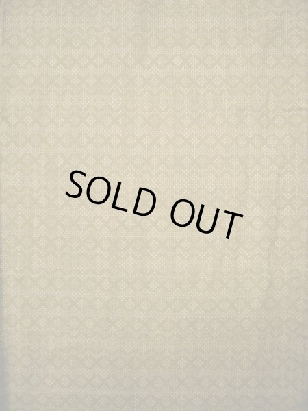 画像3: H1201E 大島紬 女性用着物  シルク(正絹)  スモーキーな カーキ, 菱 【中古】 【USED】 【リサイクル】 ★★★★☆ (3)