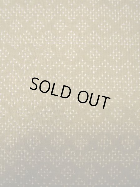 画像5: H1201E 大島紬 女性用着物  シルク(正絹)  スモーキーな カーキ, 菱 【中古】 【USED】 【リサイクル】 ★★★★☆ (5)