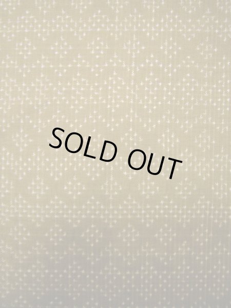 画像7: H1201E 大島紬 女性用着物  シルク(正絹)  スモーキーな カーキ, 菱 【中古】 【USED】 【リサイクル】 ★★★★☆ (7)