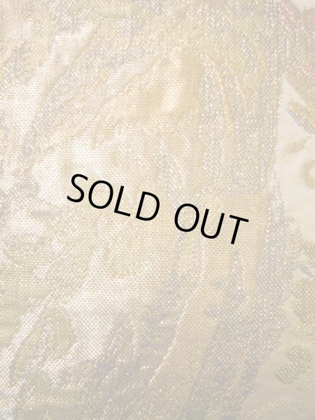 画像7: H1215Q 袋帯  女性用着物 シルク（正絹）  クリーミーな ベージュ 抽象的模様   【中古】 【USED】 【リサイクル】 ★★★☆☆ (7)