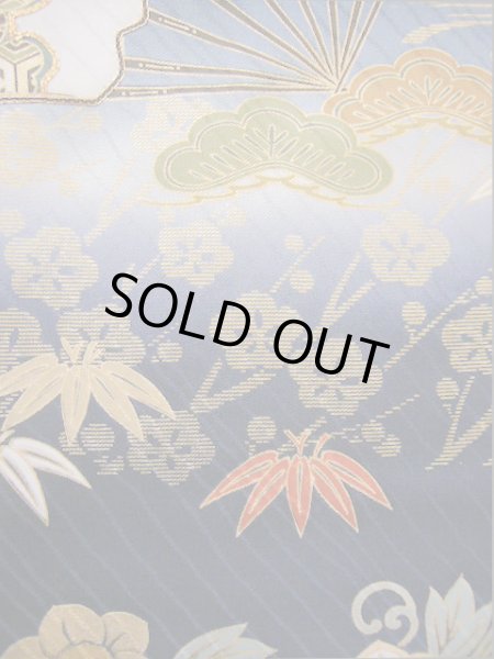 画像16: I0207A 振袖 女性用着物  シルク（正絹）  赤みのある ブラウン（茶色）, 桜 【中古】 【USED】 【リサイクル】 ★★★★☆ (16)