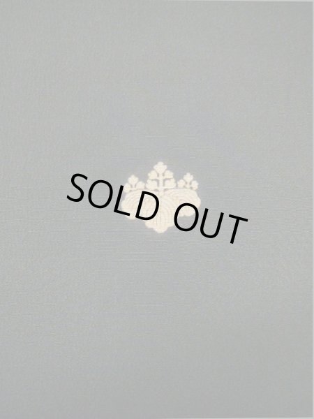 画像4: I0207J 留袖 女性用着物  シルク(正絹)   黒, 滝 【中古】 【USED】 【リサイクル】 ★★☆☆☆ (4)