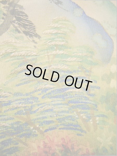 画像10: I0207J 留袖 女性用着物  シルク(正絹)   黒, 滝 【中古】 【USED】 【リサイクル】 ★★☆☆☆ (10)