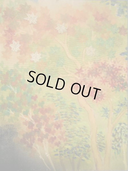 画像18: I0207J 留袖 女性用着物  シルク(正絹)   黒, 滝 【中古】 【USED】 【リサイクル】 ★★☆☆☆ (18)