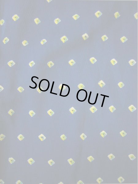 画像3: I0208S 羽織 女性用着物  シルク(正絹)   ネイビー(紺), 菱 【中古】 【USED】 【リサイクル】 ★★★☆☆ (3)