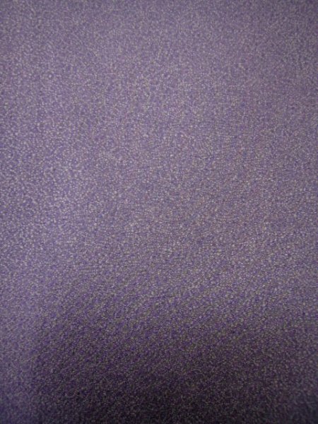 画像5: I0427P 単衣 女性用着物  シルク(正絹)   藤, 菱 【中古】 【USED】 【リサイクル】 ★★☆☆☆ (5)