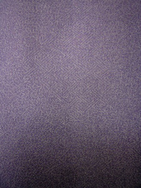 画像6: I0427P 単衣 女性用着物  シルク(正絹)   藤, 菱 【中古】 【USED】 【リサイクル】 ★★☆☆☆ (6)