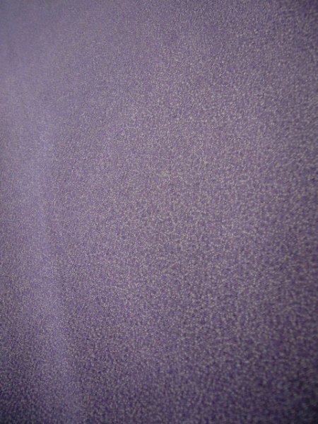 画像8: I0427P 単衣 女性用着物  シルク(正絹)   藤, 菱 【中古】 【USED】 【リサイクル】 ★★☆☆☆ (8)