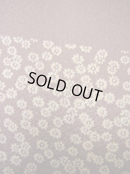 画像9: I0501J 訪問着 女性用着物  シルク（正絹） スモーキーな 薄い ローズ, 菊 【中古】 【USED】 【リサイクル】 ★★★★☆ (9)