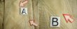 画像13: I0525O 単衣 女性用着物  シルク（正絹）   カーキ, 幾何学模様 【中古】 【USED】 【リサイクル】 ★★☆☆☆ (13)
